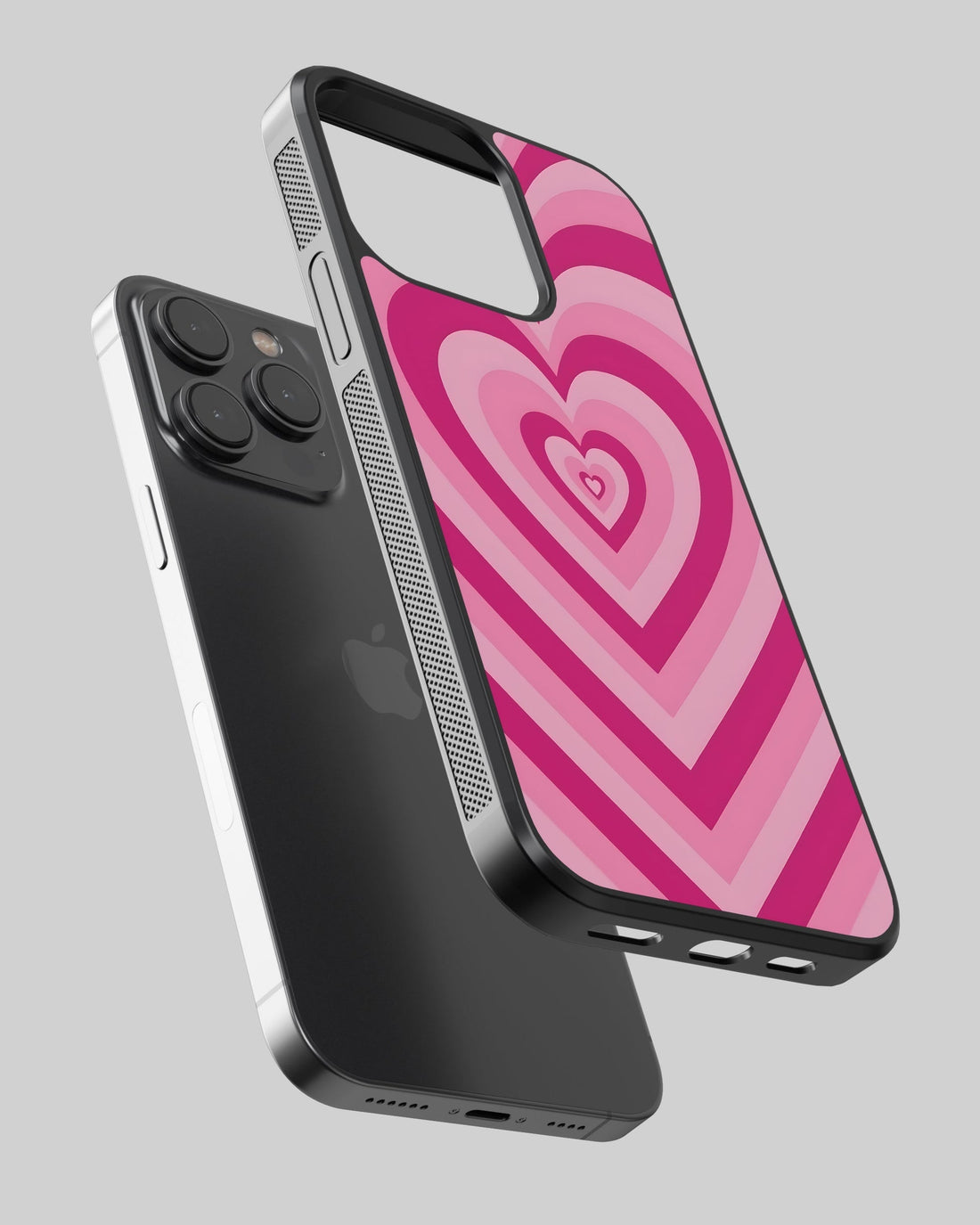 Y2K Mobile Cover (Pink Hearts)