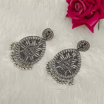 Jewels Oxidised Plated Dangler Earrings - 1145