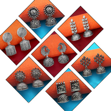 Shingar Set of 7 Earrings Combo pack