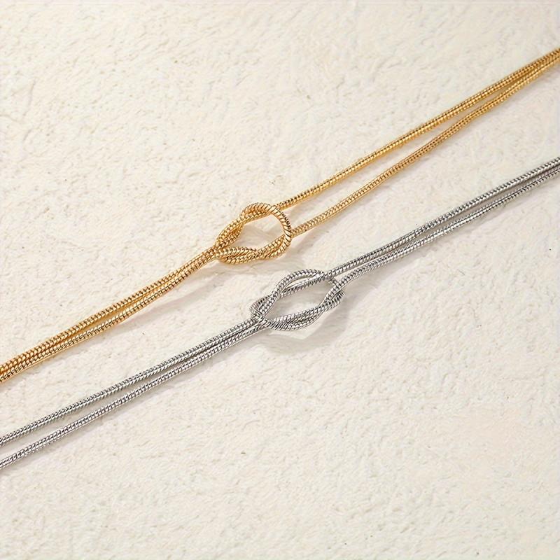 Snake Bone Chain Couples Bracelets Set for Anniversary Gift