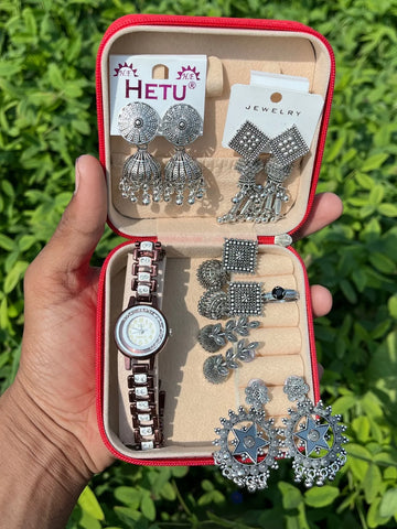 Jhhumka + Watch + Box