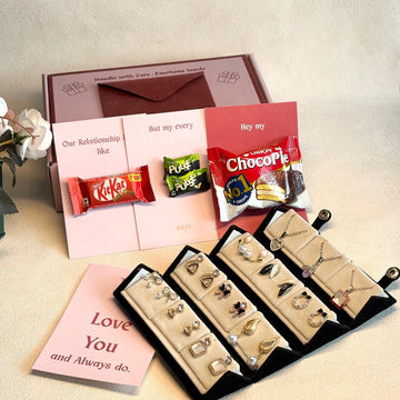 Earring Folding Box Love Hamper