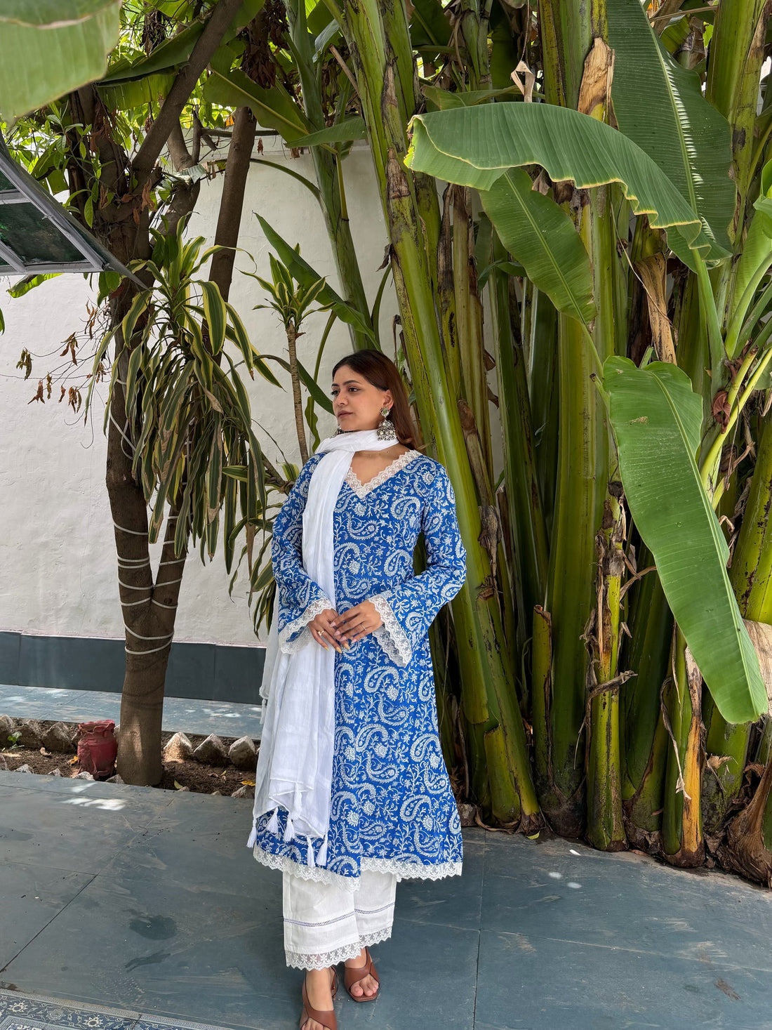 Sukoon Suit Set - Hand Block Printed