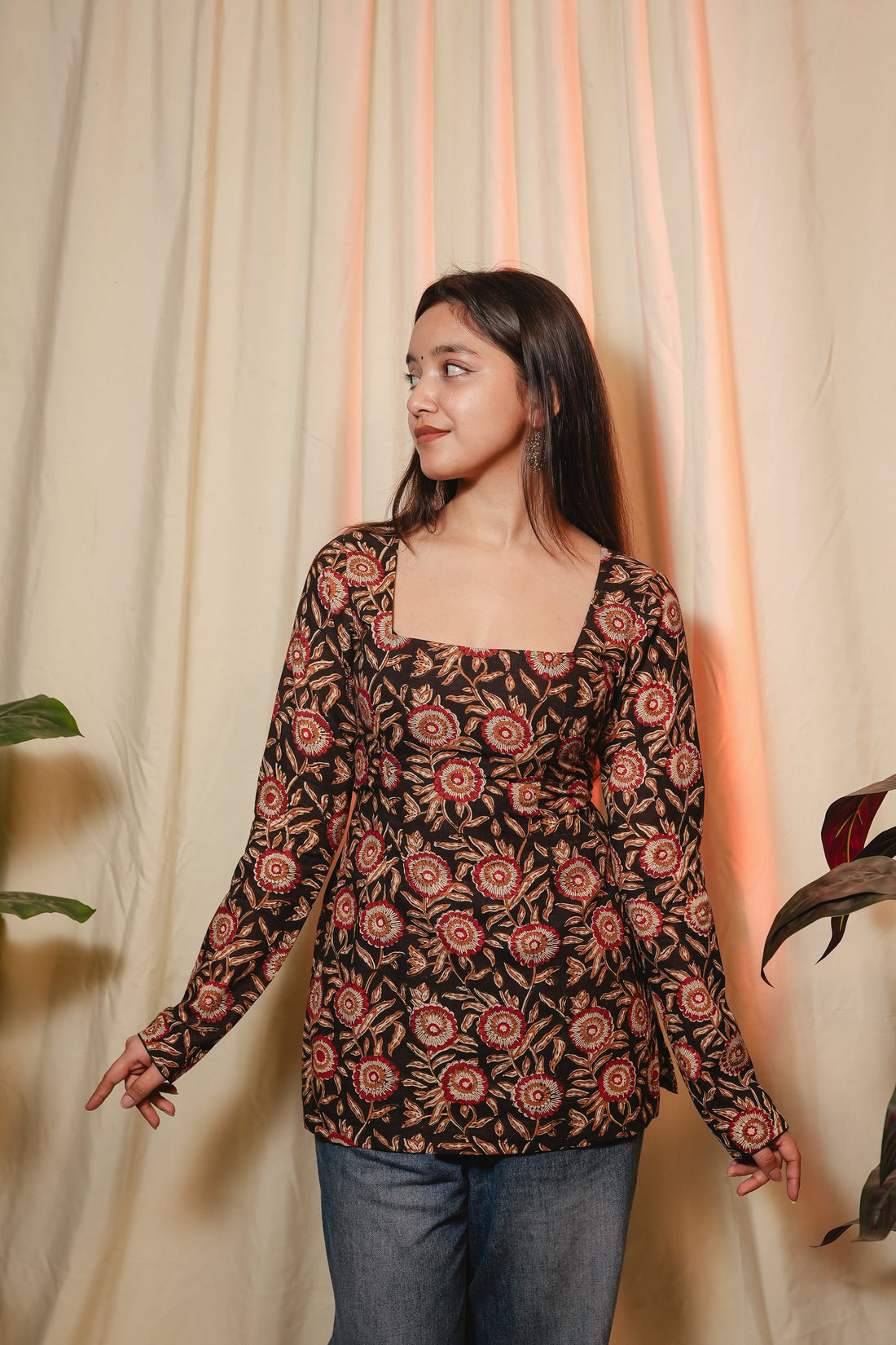 Miraya Floral Short Kurti