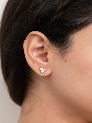 Tri-Lume Diamond Brass Studs (Anti Tarnish)