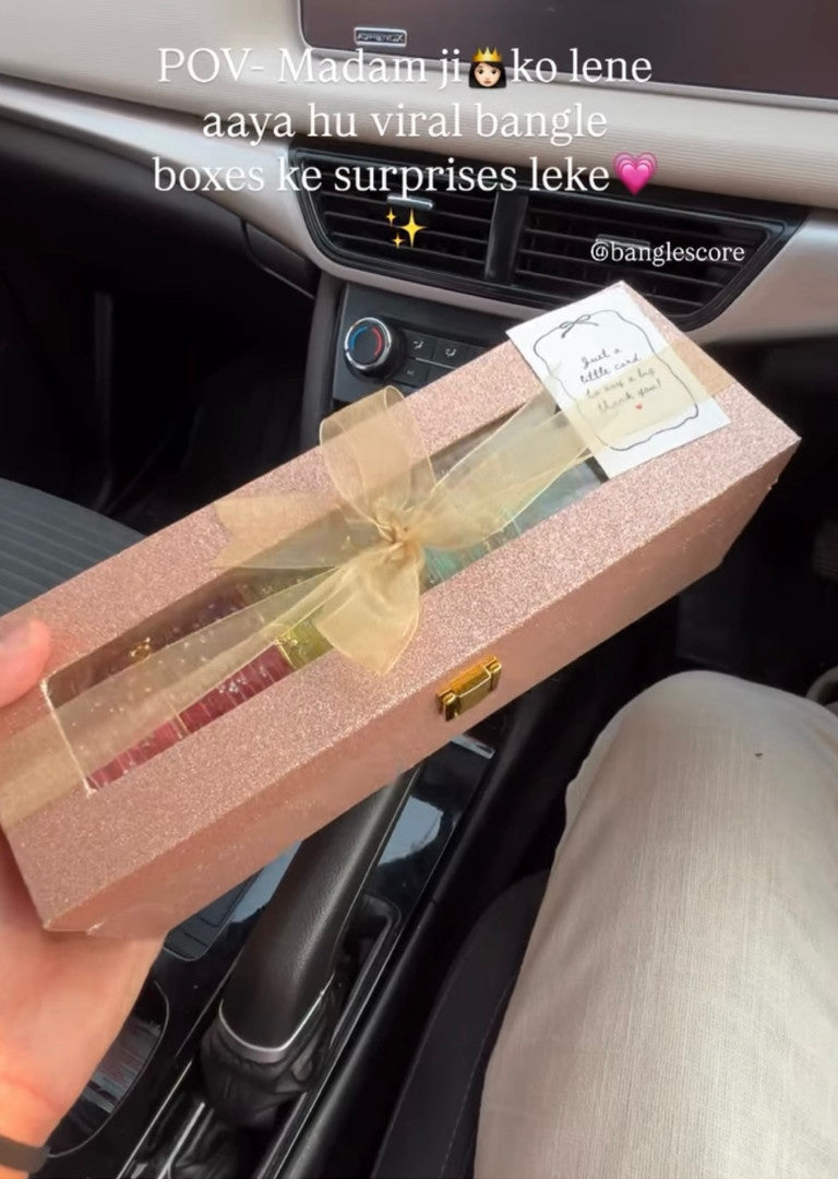18 Dozen+ Golden Transparent Box