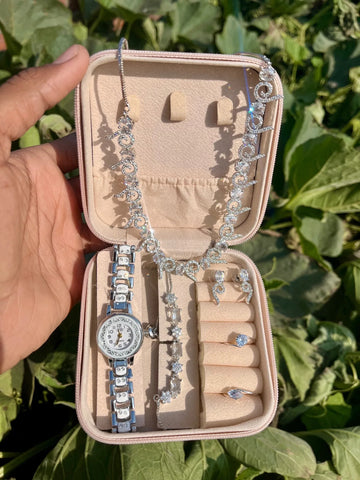 Silver Jewellery Set + Box